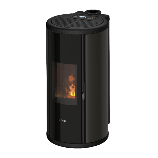 Cadel_Sound_antracite-min Salamandra a Pellet Ventilado Sound 7 UP - 7,7kW - Image 1