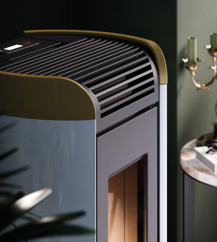 Fenice_3 Salamandra a Pellet Ventilada FENICE 11 - Image 6