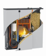 CALDEIRA A PELLET COMPACT SLIM S25 EVO