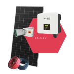 Kit Solar Monofásico de Autoconsumo EGNIZ-3KW – M500W