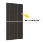 Kit Solar Híbrido de Autoconsumo EGNIZ-3KW MONOFÁSICO – M500W - Image 2
